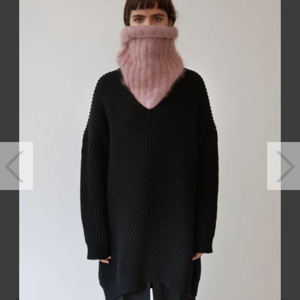 Acne Studios Oversize V Neck Sweater
